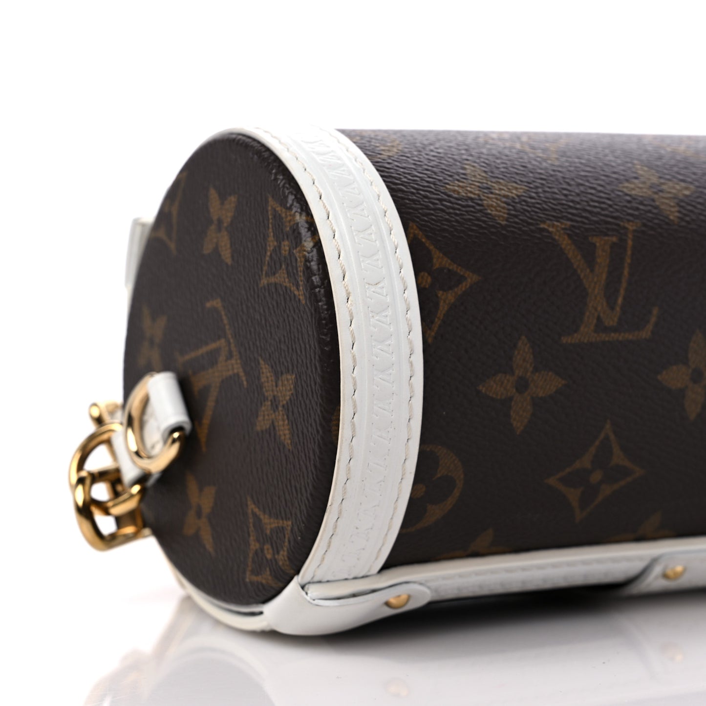 Monogram LV Match Papillon Trunk White