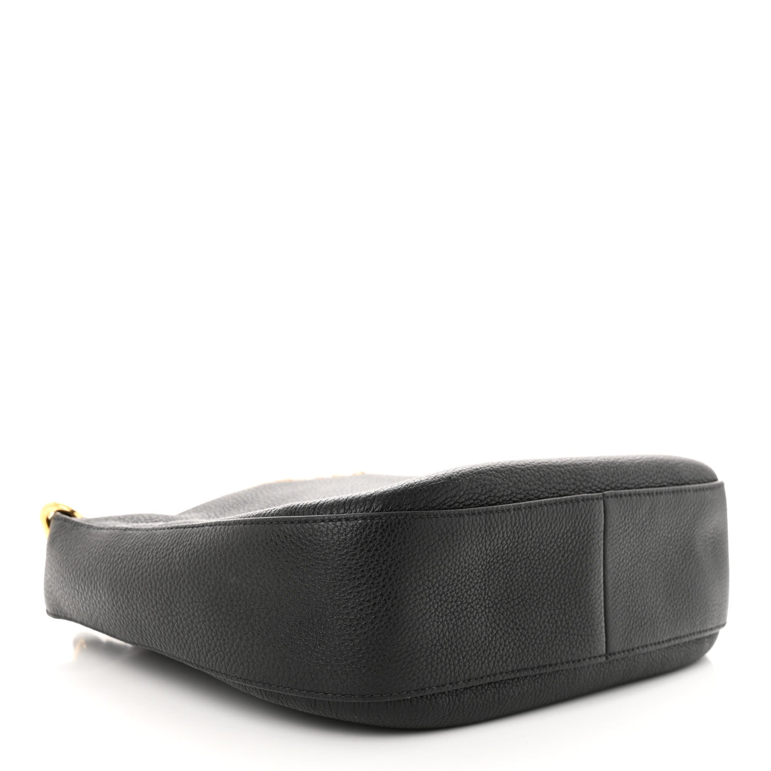 Prada Vitello Phenix Zippered Messenger Hobo Black 4 of 9