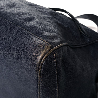Balenciaga Agneau Classic Hardware Small Squash Duffel Bag Bleu Nuit 10 of 17
