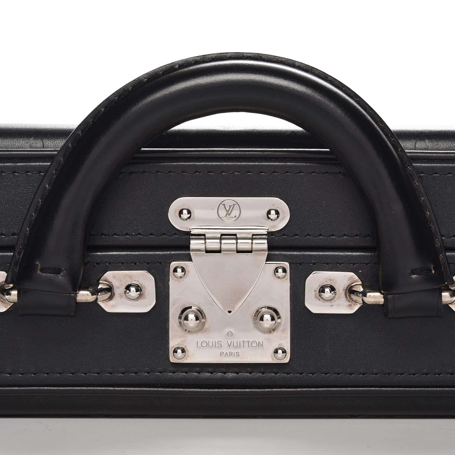 Louis Vuitton Monogram Glace Valisette PM Black 5 of 8