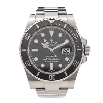 Rolex Stainless Steel 40mm Oyster Perpetual Submariner Date Watch Black 116610LN 1 of 5