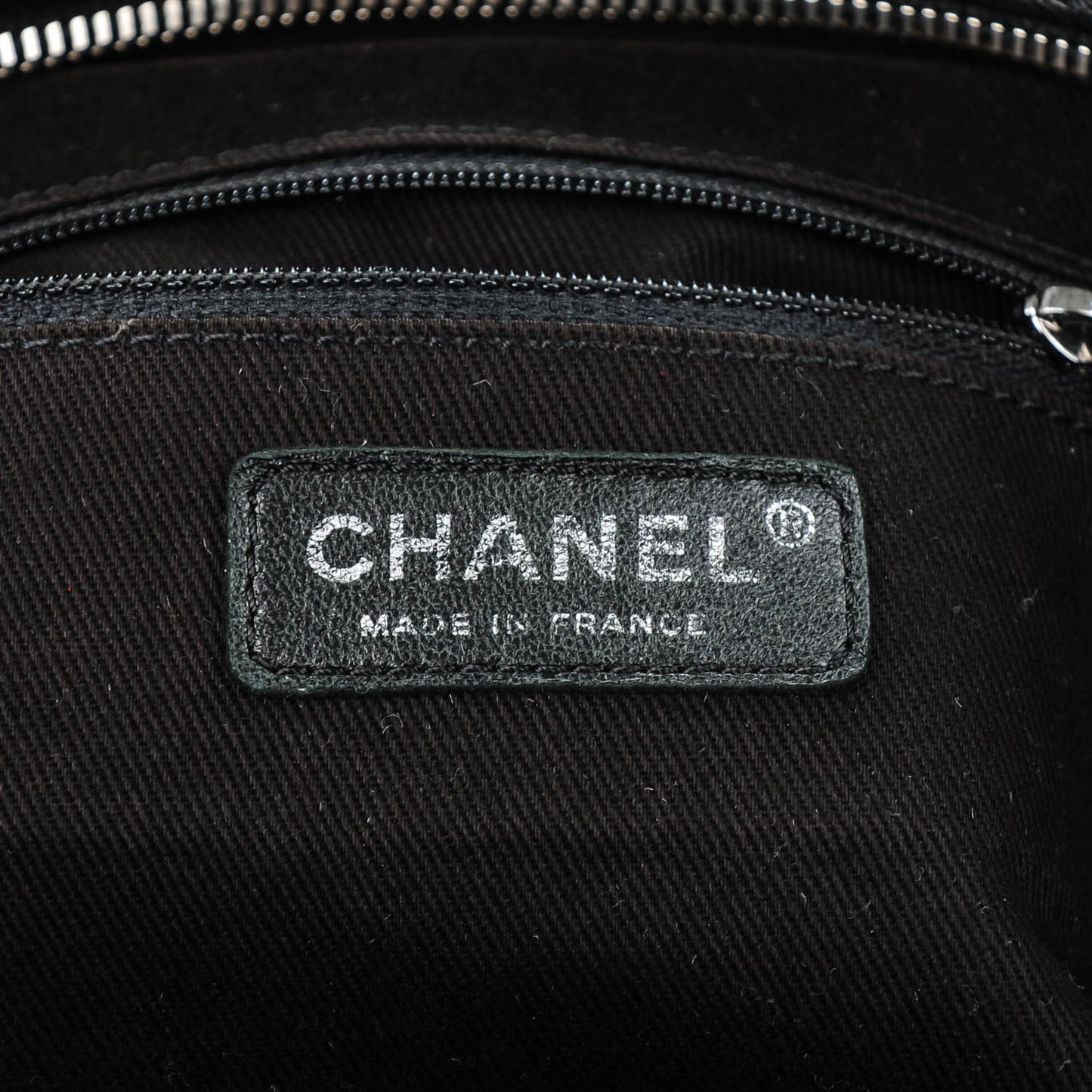 Calfskin Large Diamond Stitch Tote Black