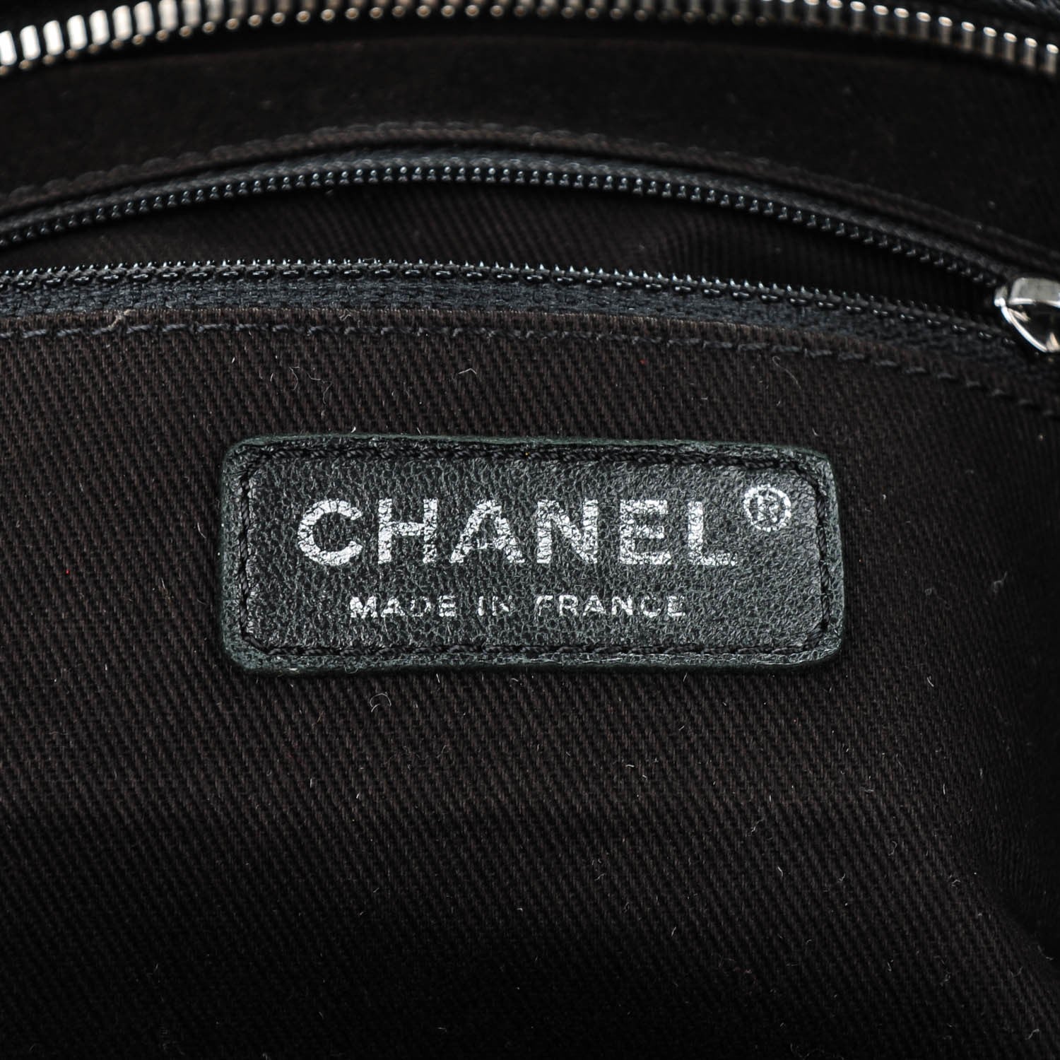 Chanel Calfskin Large Diamond Stitch Tote Black 6 of 7
