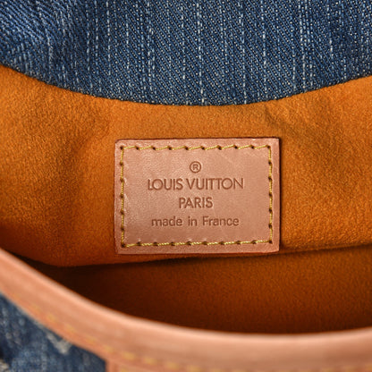 Louis Vuitton Monogram Denim Pleaty Blue 6 of 7