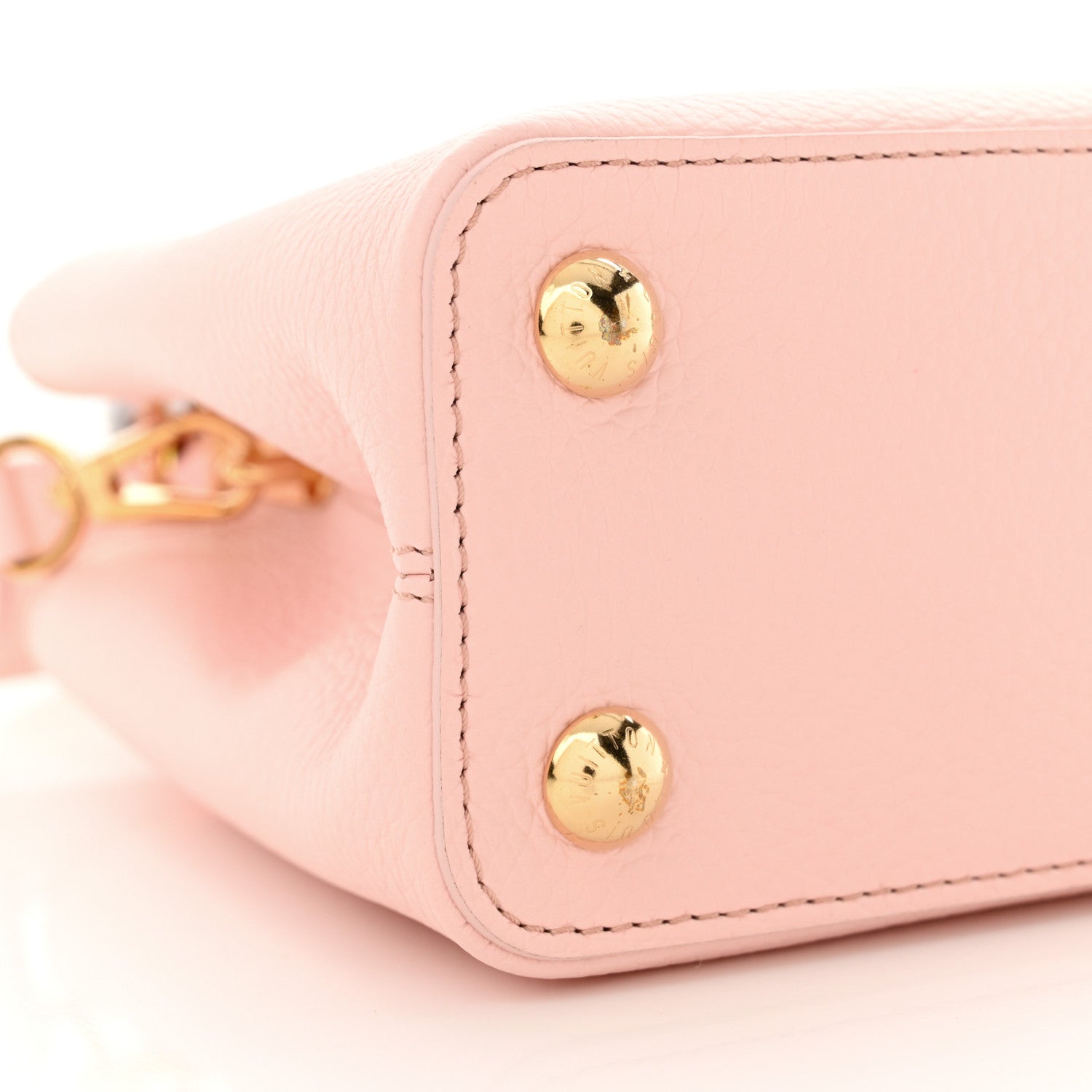 Louis Vuitton Taurillon Resin Murano Capucines BB Rose Jasmin 9 of 10