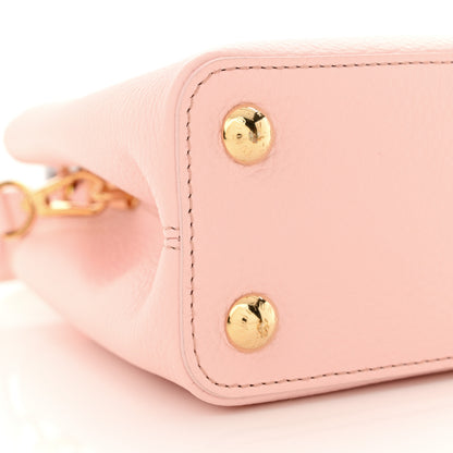 Louis Vuitton Taurillon Resin Murano Capucines BB Rose Jasmin 9 of 10