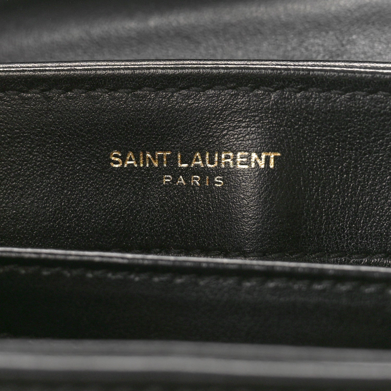 Saint Laurent Calfskin Y Quilted Monogram Toy Loulou Crossbody Bag Black 8 of 11