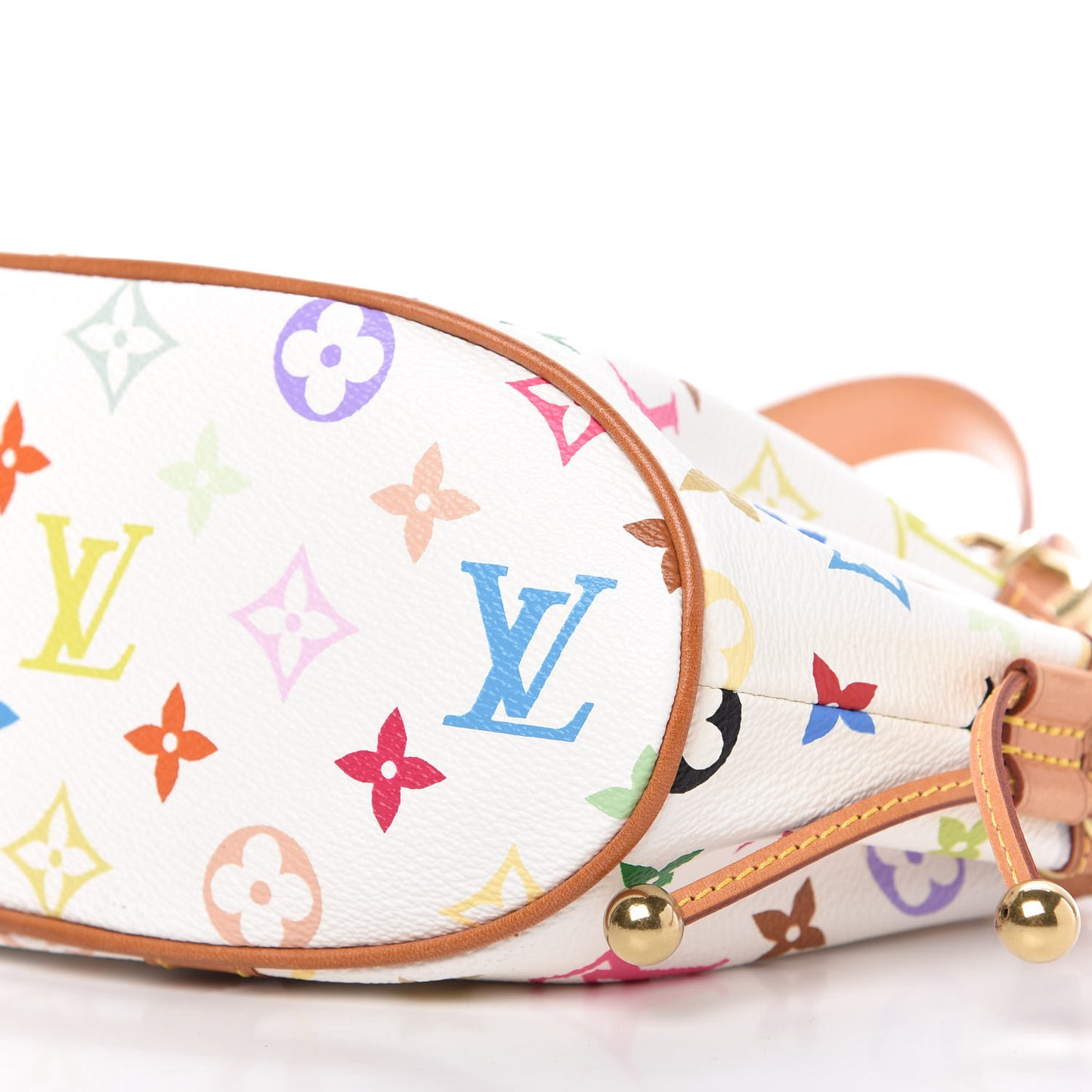 Monogram Multicolor Theda GM White