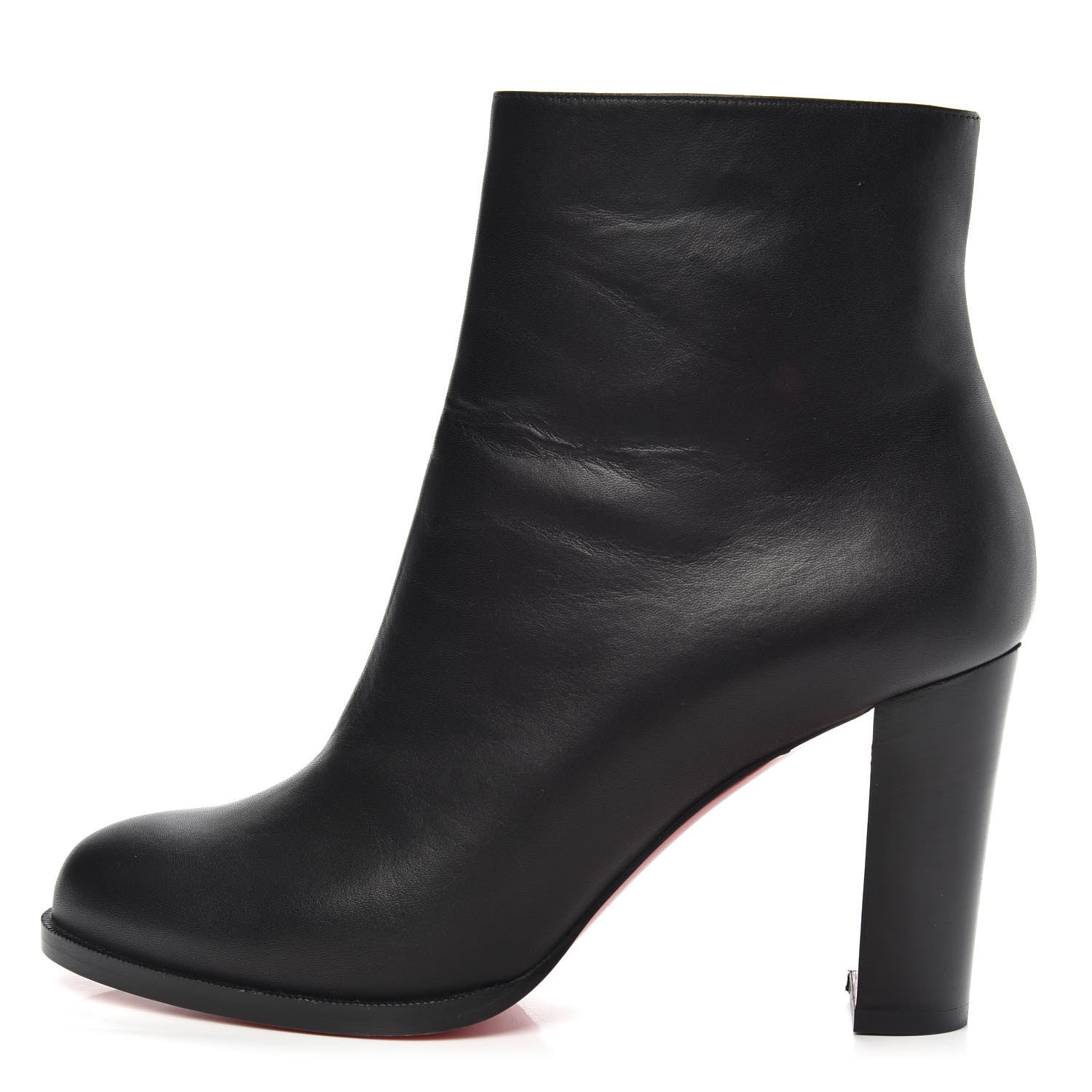Christian Louboutin Calfskin Adox 85 Ankle Boots 38 Black 1 of 8