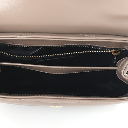 Saint Laurent Calfskin Y Quilted Monogram Toy Loulou Crossbody Bag Taupe 4 of 8