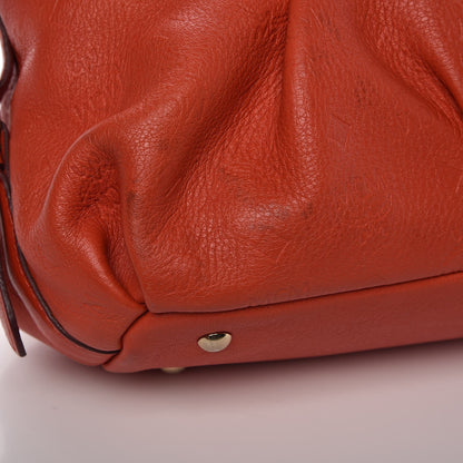 MCM Calfskin Ottomar Monogram Tote Orange 15 of 18