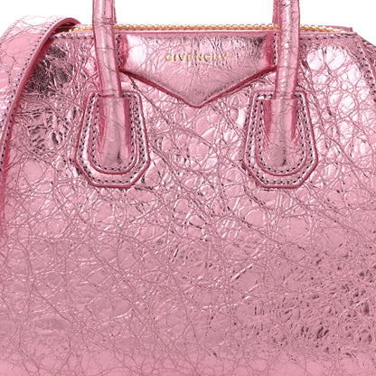 Givenchy Laminated Lambskin Mini Antigona Silk Pink 8 of 11
