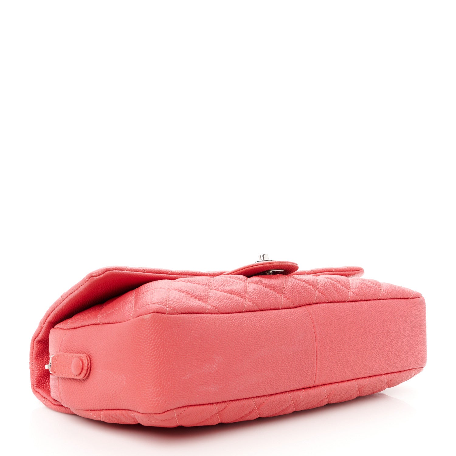 Chanel Caviar Quilted Jumbo Easy Flap Coral 4 of 11