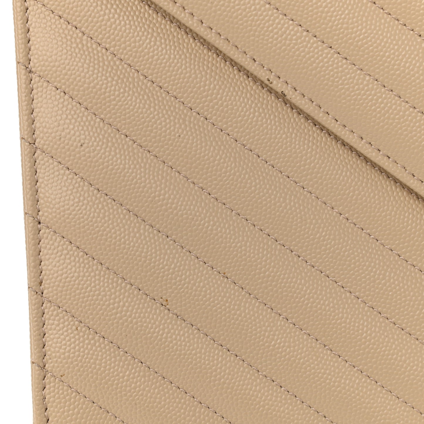 Grain De Poudre Matelasse Chevron Large Monogram Satchel Nude Powder