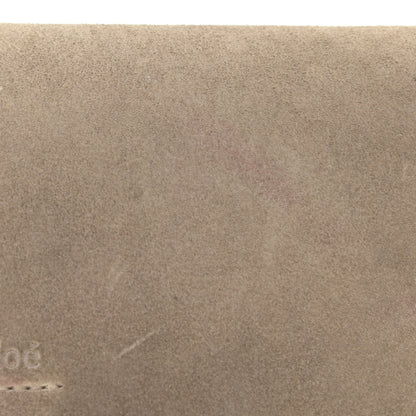 Chloe Suede Calfskin Small Faye Shoulder Bag Motty Grey 17 of 18