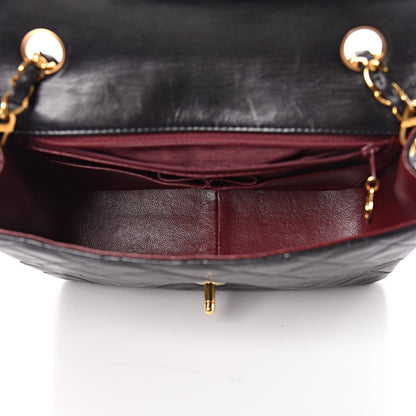 Chanel Lambskin Quilted Mini Square Flap Bag Black 5 of 13
