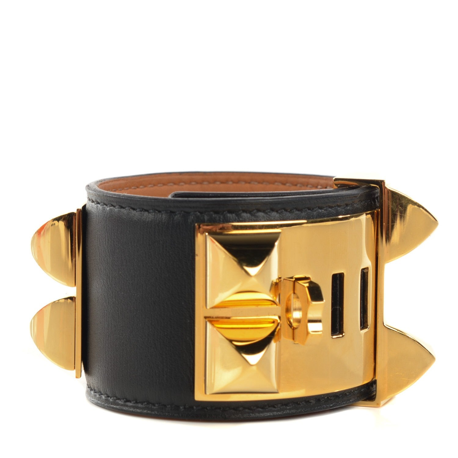 Hermes Box Collier de Chien CDC Bracelet S Black 3 of 7