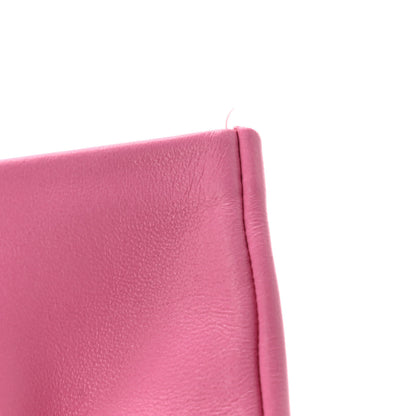 Chanel Lambskin Fingerless CC Long Gloves 7 Pink 5 of 8