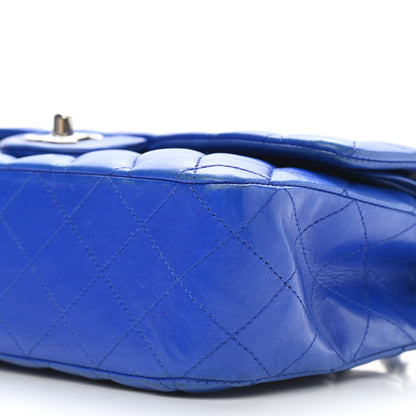 Chanel Lambskin Quilted Medium Double Flap Blue 5 of 15