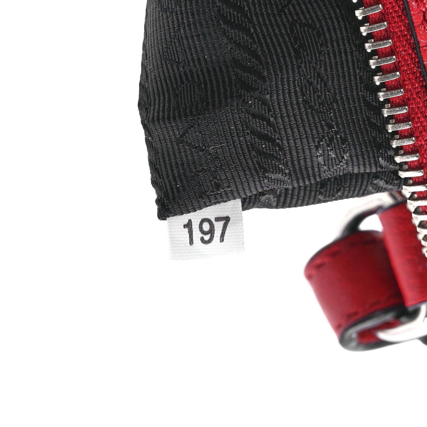 Prada Vitello Phenix Double Zip Crossbody Bag Rosso 8 of 12