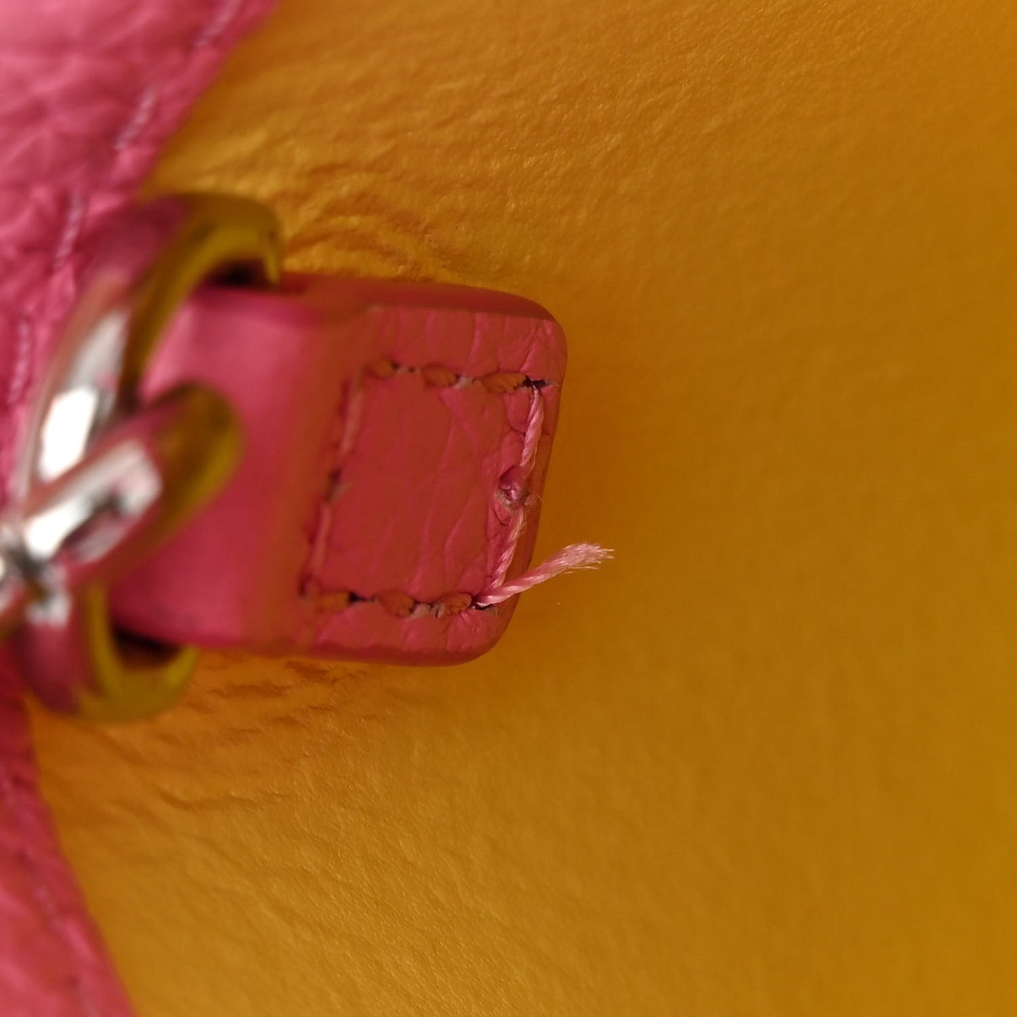 Grained Calfskin Mini The Tote Bag Petal Pink