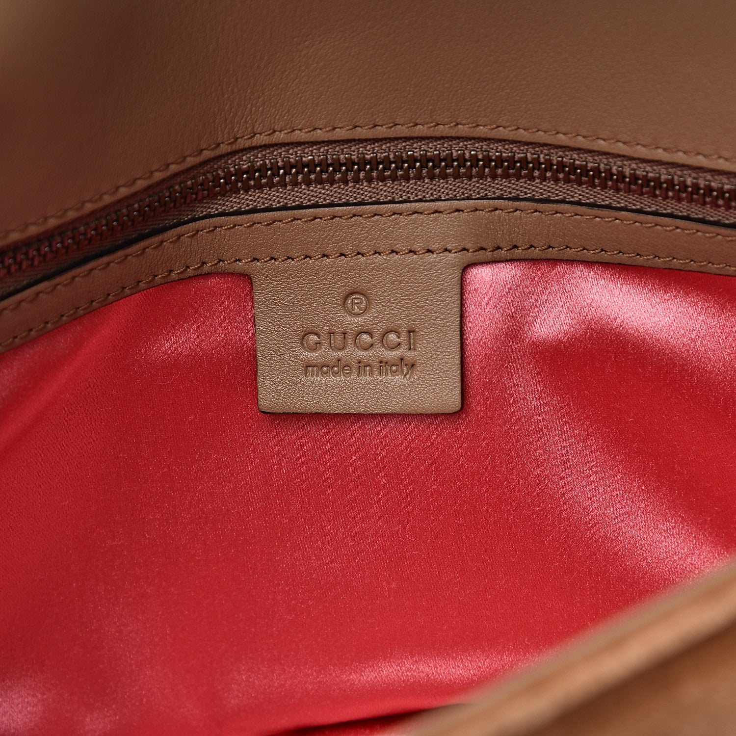 Gucci Velvet Matelasse Small GG Marmont Shoulder Bag Taupe 6 of 13