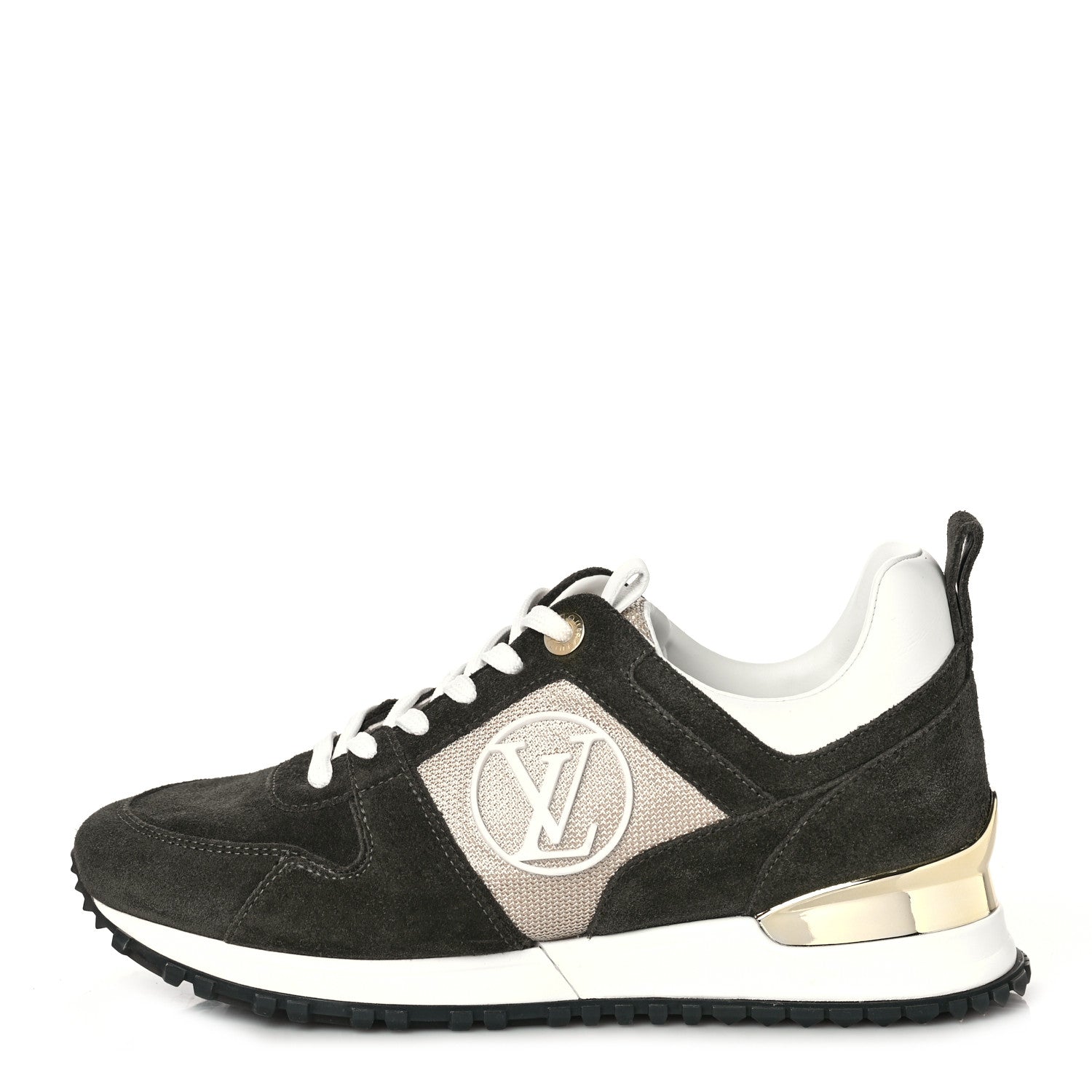 Louis Vuitton Calfskin Suede Run Away Sneakers 36 Green 1 of 8