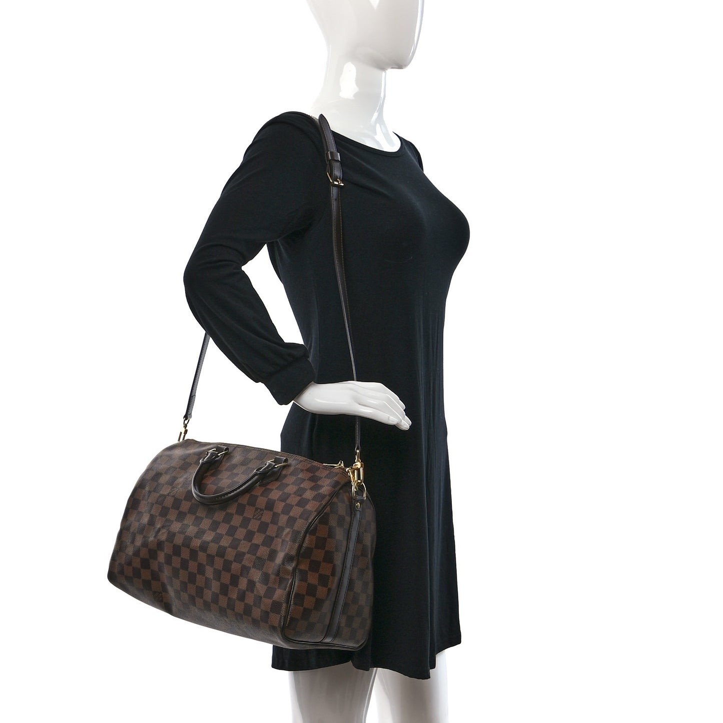Damier Ebene Speedy Bandouliere 35