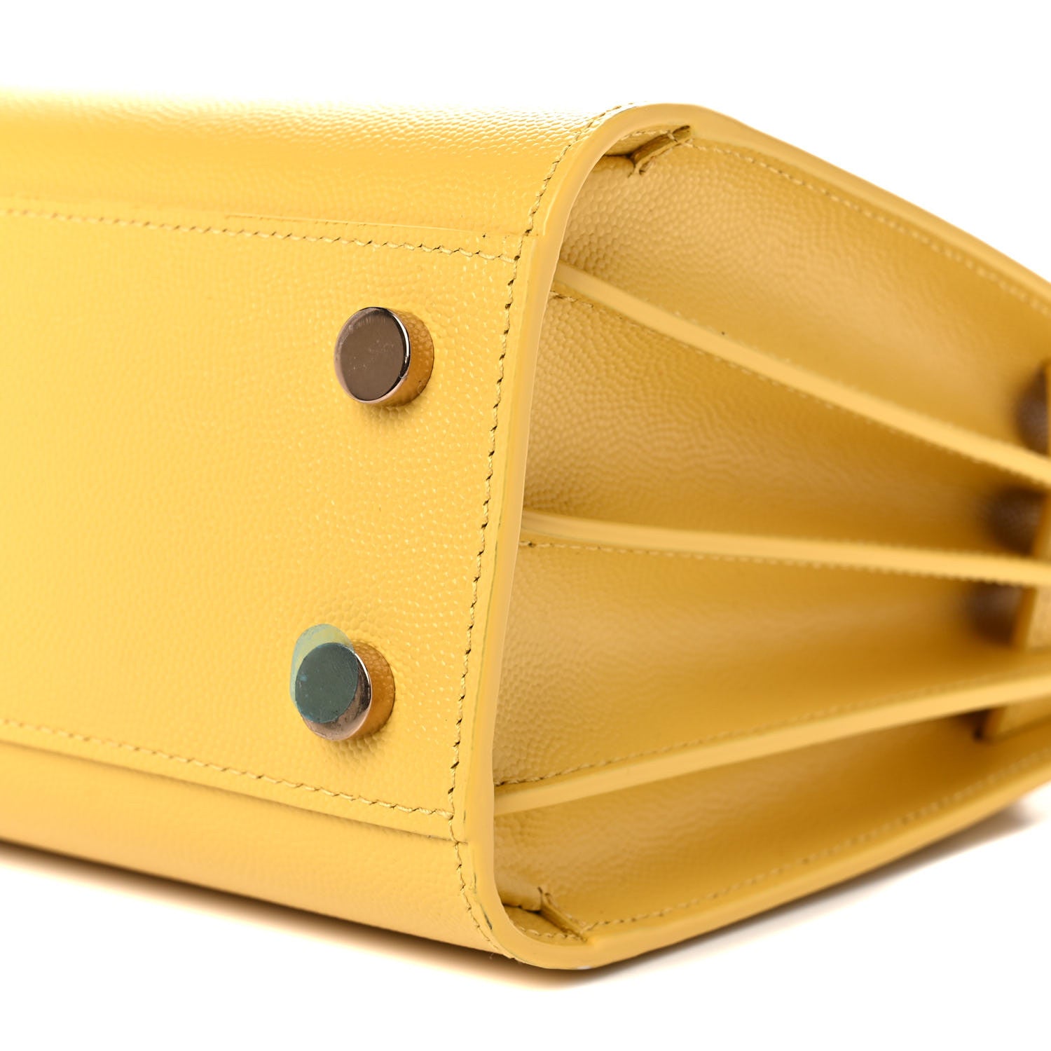 Saint Laurent Grained Calfskin Nano Sac De Jour Jaune 8 of 10