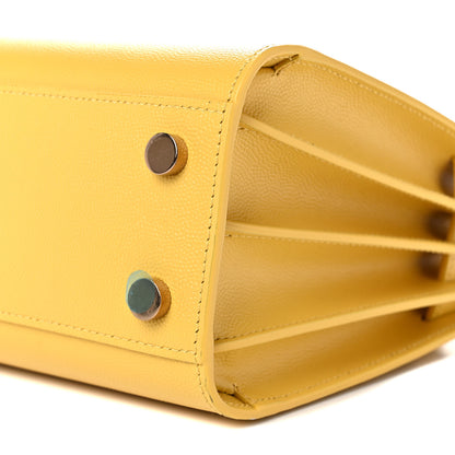 Saint Laurent Grained Calfskin Nano Sac De Jour Jaune 8 of 10
