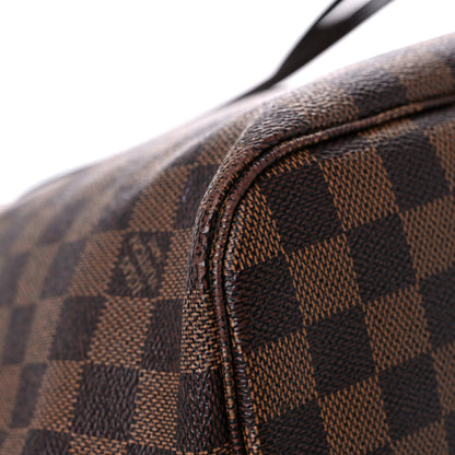Louis Vuitton Damier Ebene Neo Neverfull MM Rose Ballerine 10 of 31