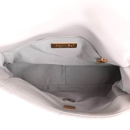 Chanel Lambskin Quilted Medium Chanel 19 Flap Grey 5 of 11