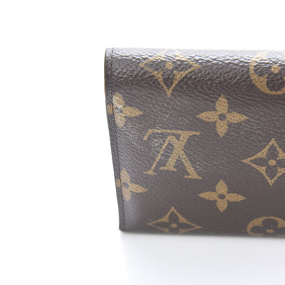 Louis Vuitton Monogram Flower Lock Compact Wallet Black 13 of 13