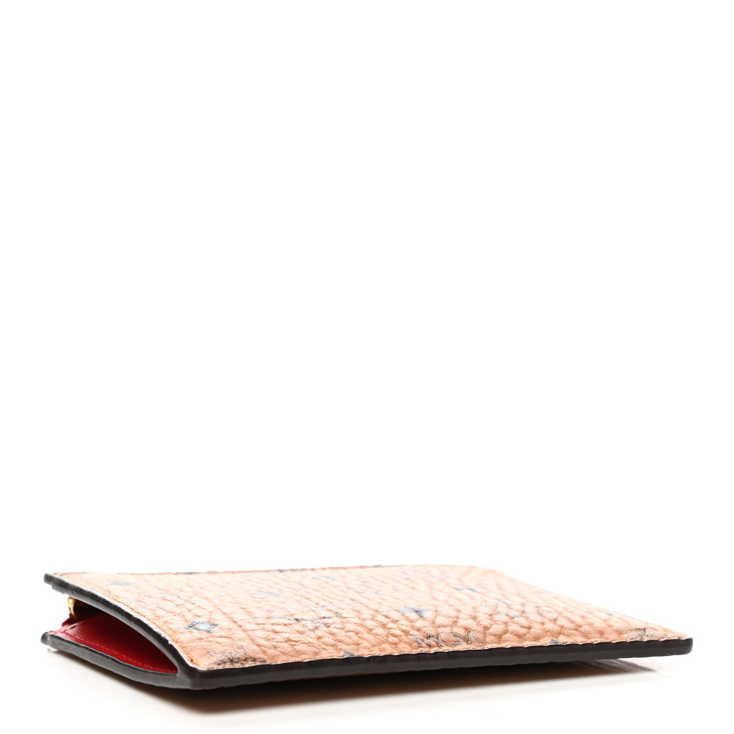 MCM Visetos Key Pouch Cognac Red 4 of 7