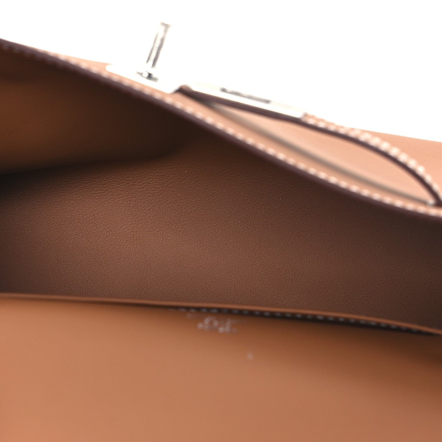 Hermes Swift Kelly Pochette Clutch Gold 5 of 12