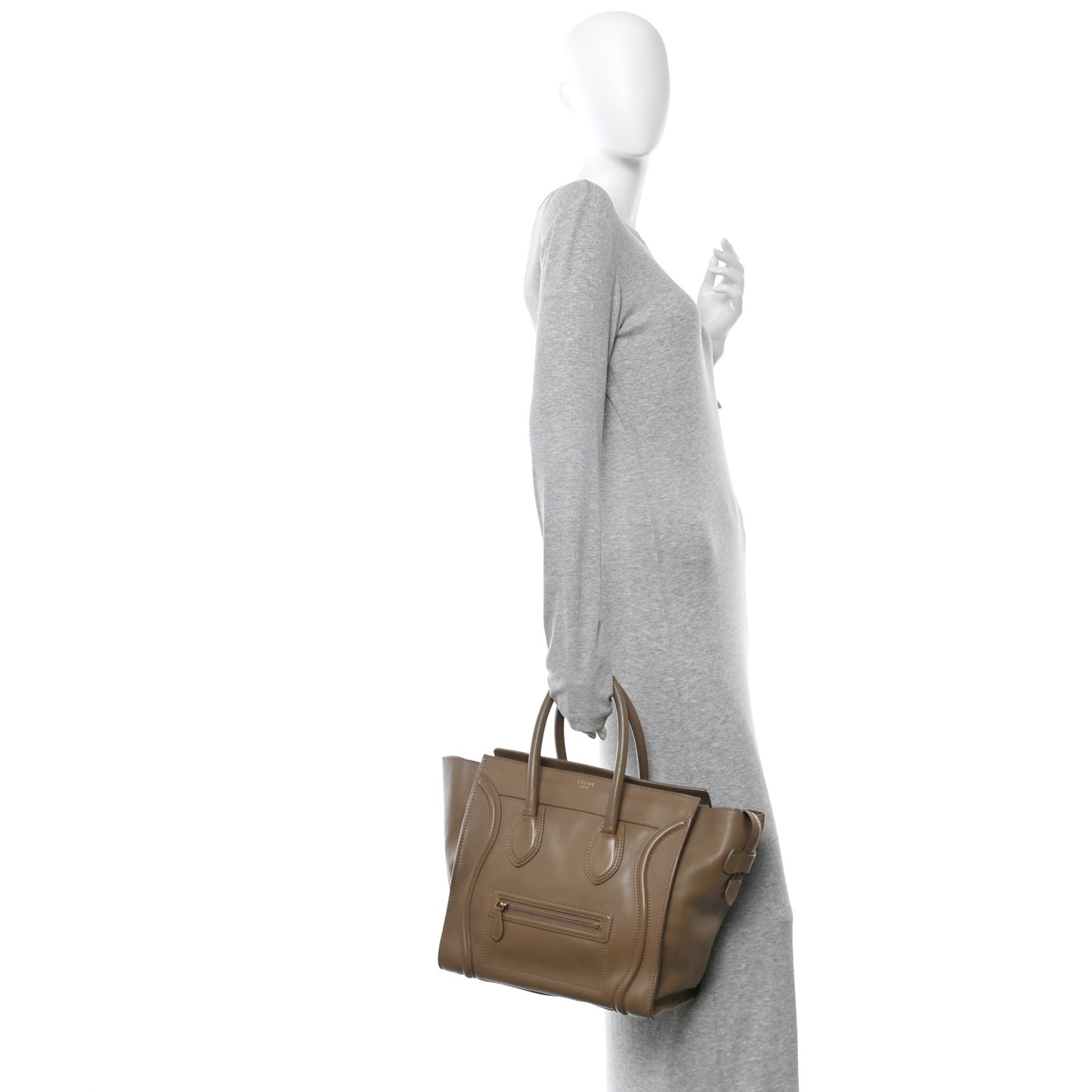 Smooth Calfskin Mini Luggage Camel