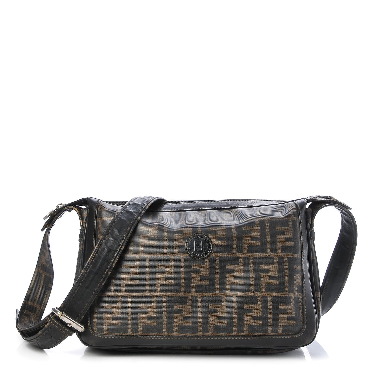 Fendi Zucca Spalmati Crossbody Bag Tobacco 1 of 10