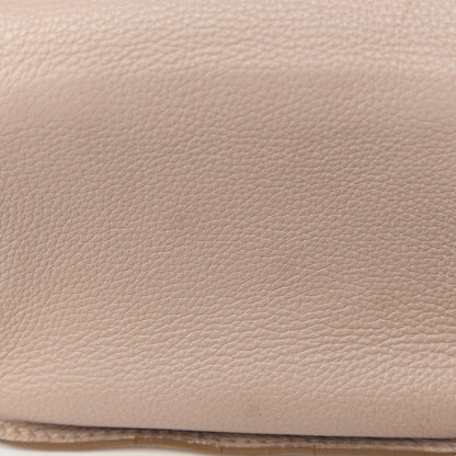 Chloe Calfskin Mini Marcie Round Crossbody Bag Abstract White 8 of 9