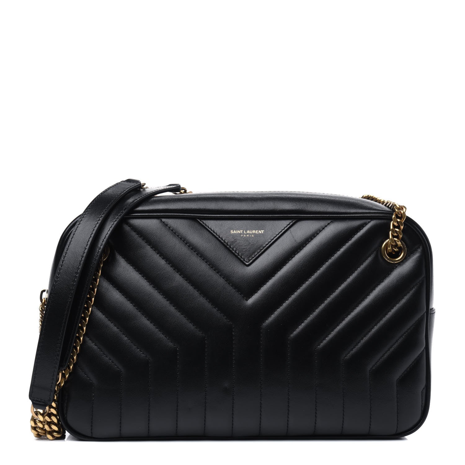 Saint Laurent Calfskin Matelasse Joan Camera Bag Black 1 of 14