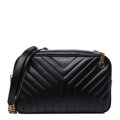 Saint Laurent Calfskin Matelasse Joan Camera Bag Black 1 of 14