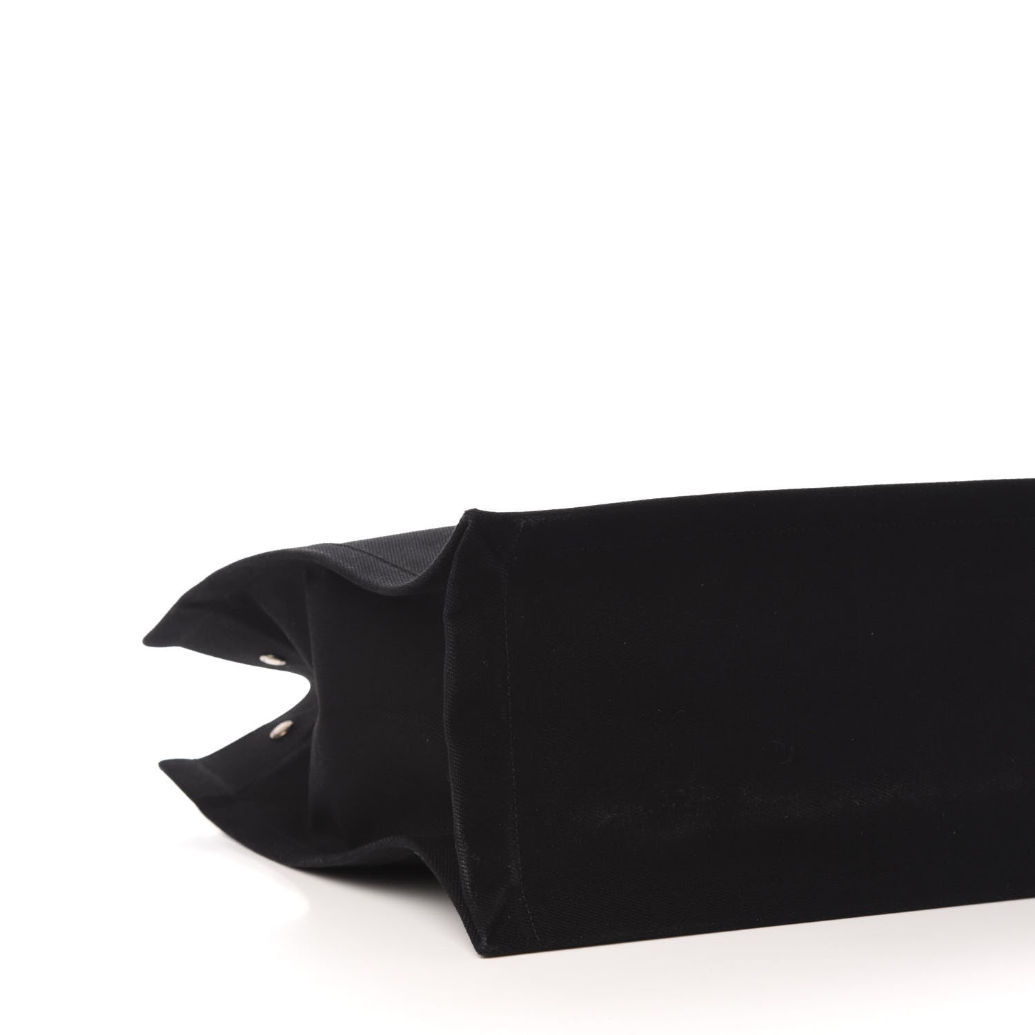 Saint Laurent Linen Calfskin Rive Gauche Tote Black 8 of 13