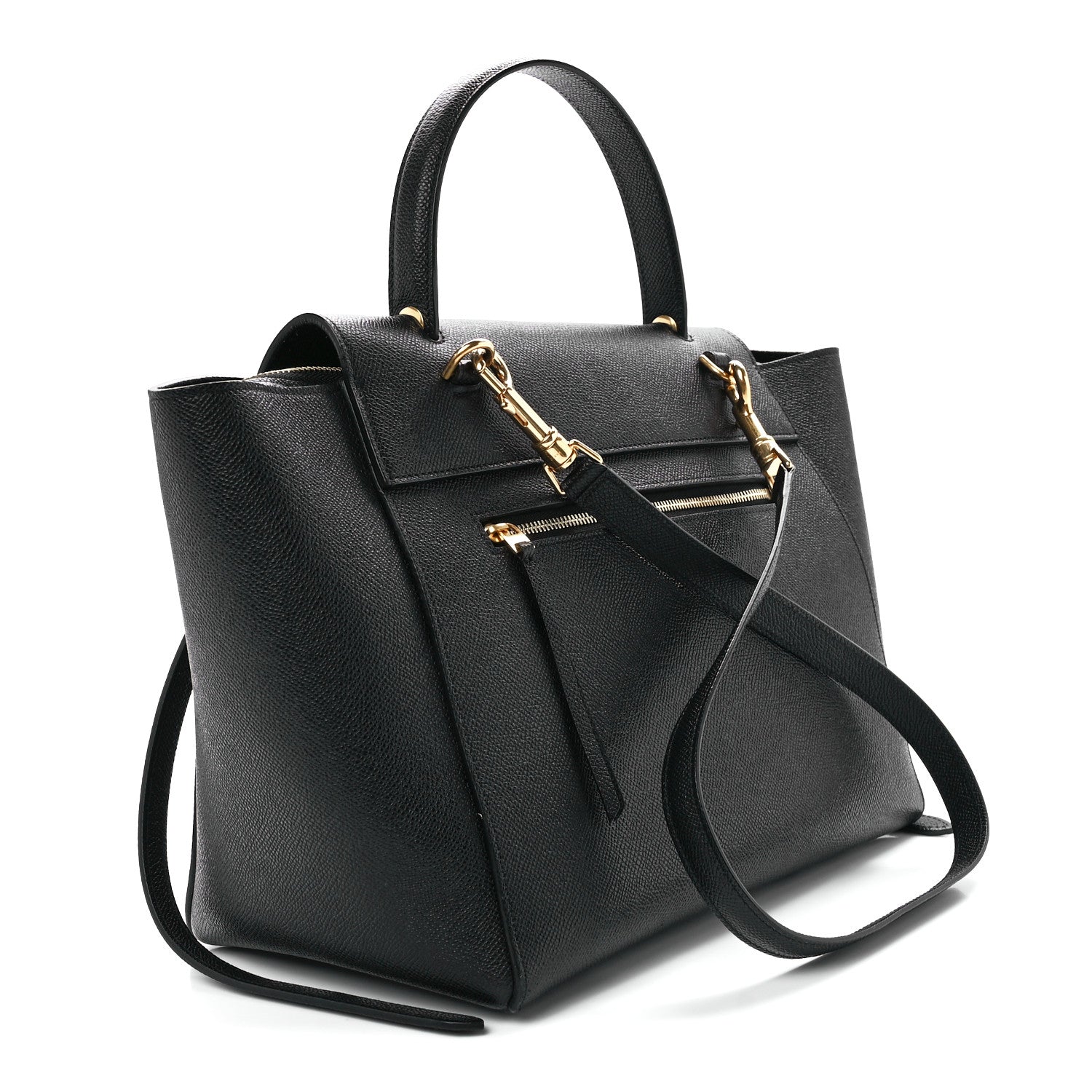 Celine Grained Calfskin Mini Belt Bag Black 3 of 12