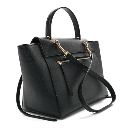 Celine Grained Calfskin Mini Belt Bag Black 3 of 12