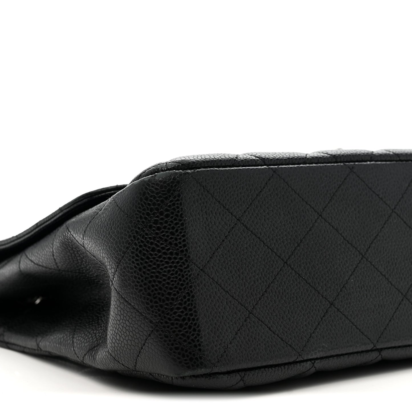 Caviar Quilted Jumbo Single Flap Black