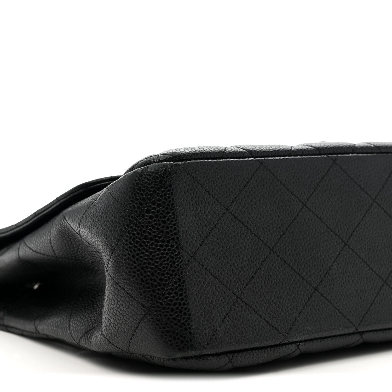 Chanel Caviar Quilted Jumbo Single Flap Black 9 of 10