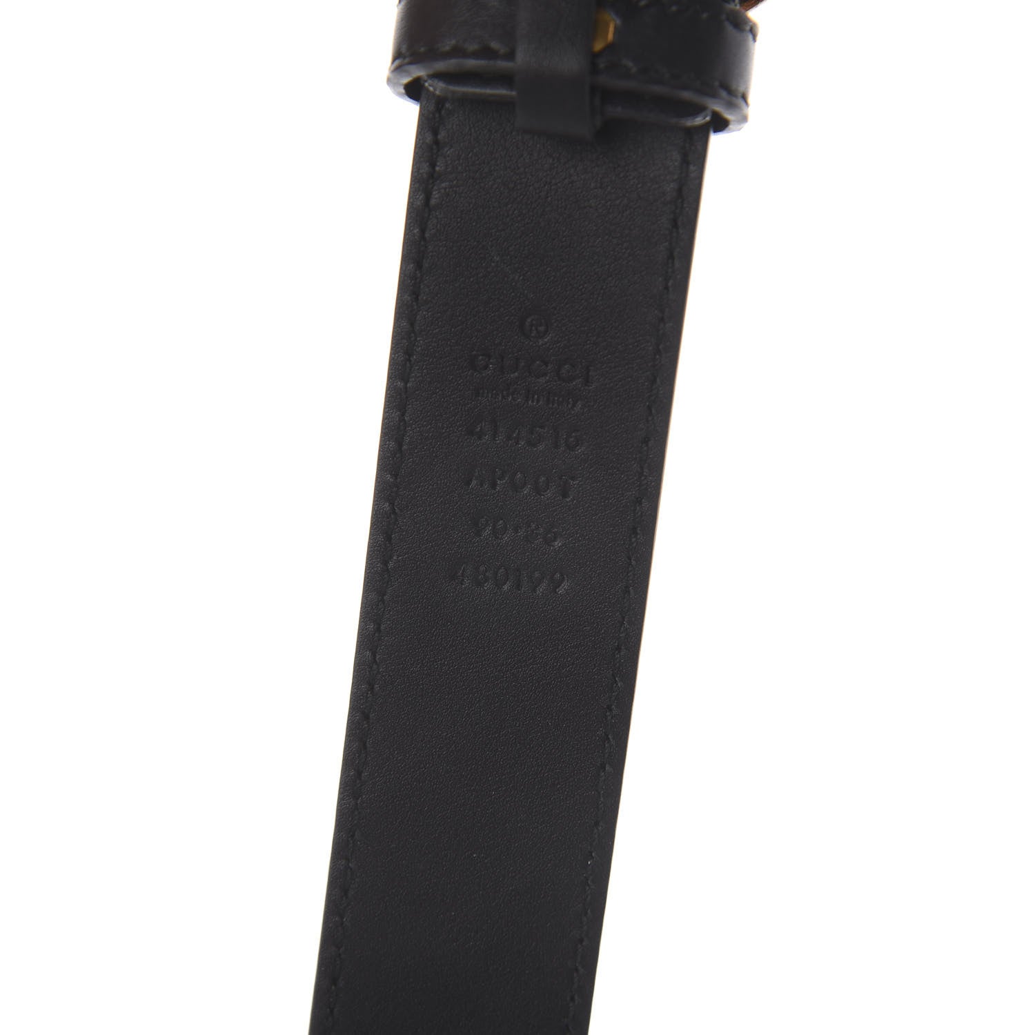 Gucci Calfskin Double G 30mm Belt 90 36 Black 5 of 5