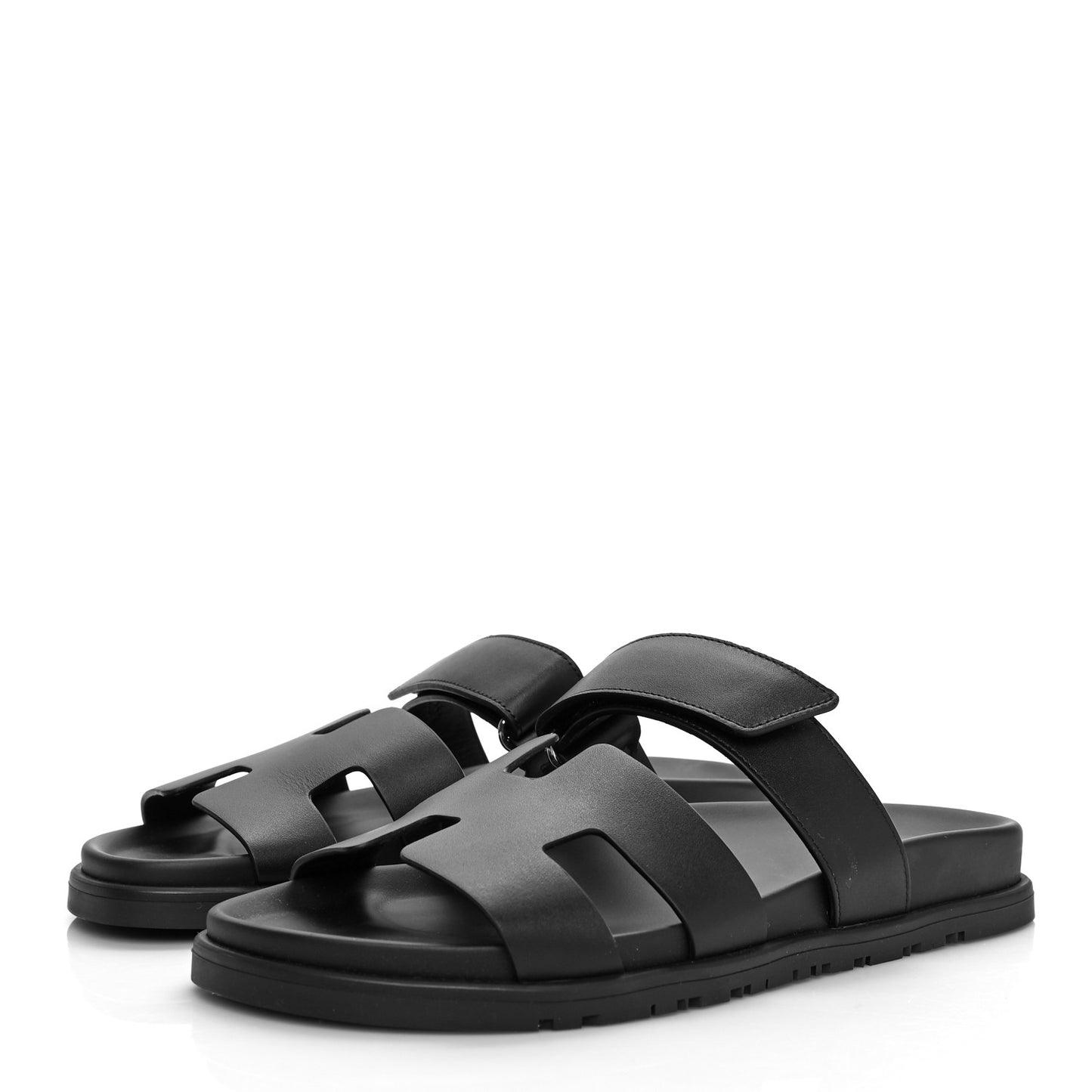 Calfskin Womens Chypre Sandals 39 Black