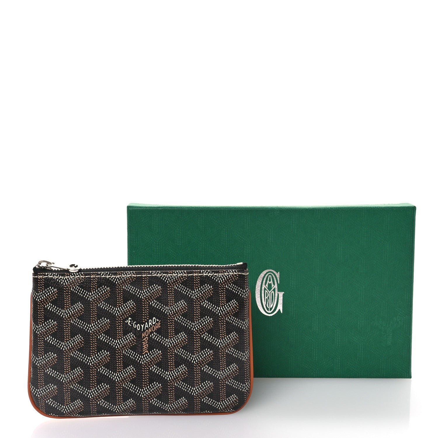 Goyard Goyardine Mini Senat Pochette Black Gold 8 of 8