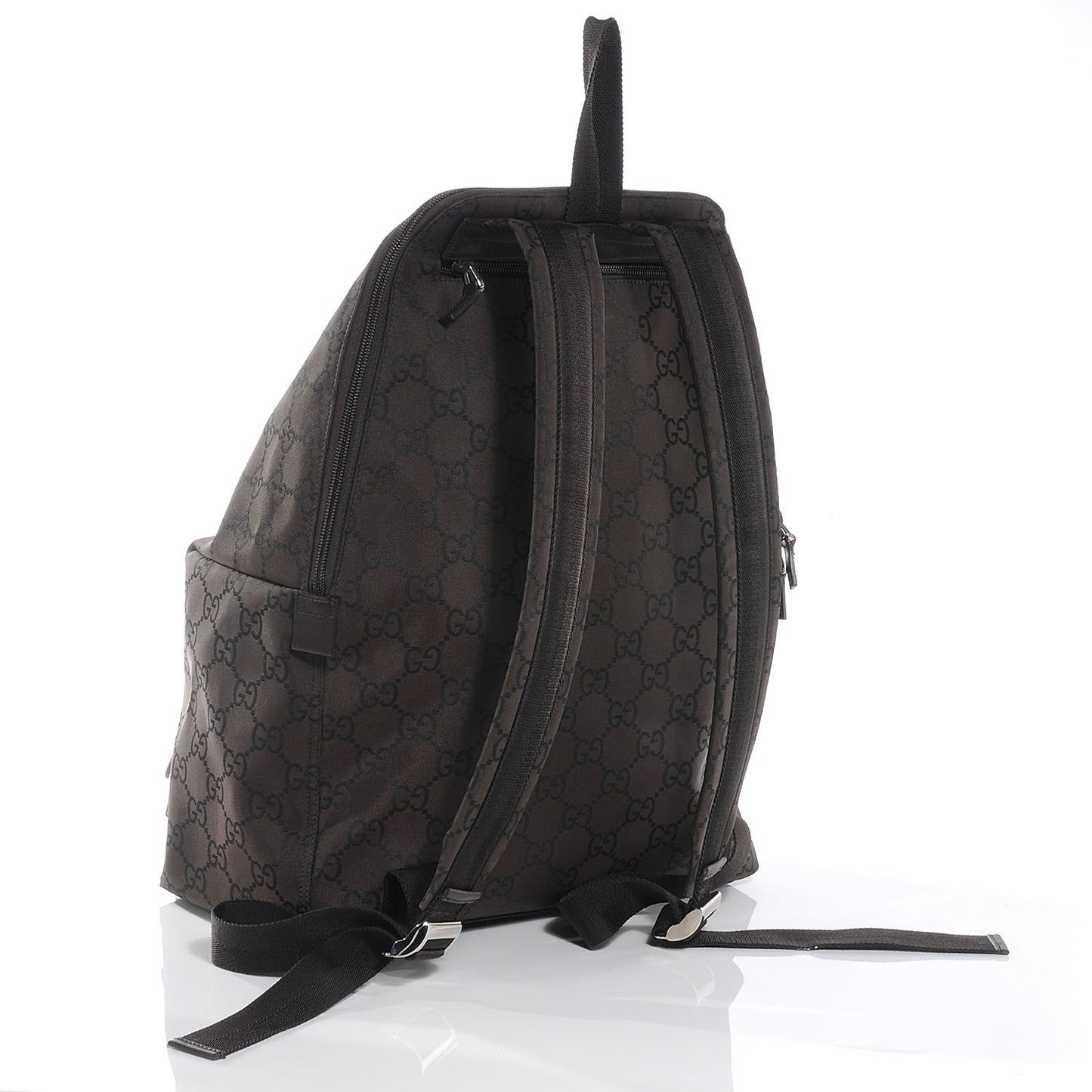 Nylon Monogram Day Backpack Brown