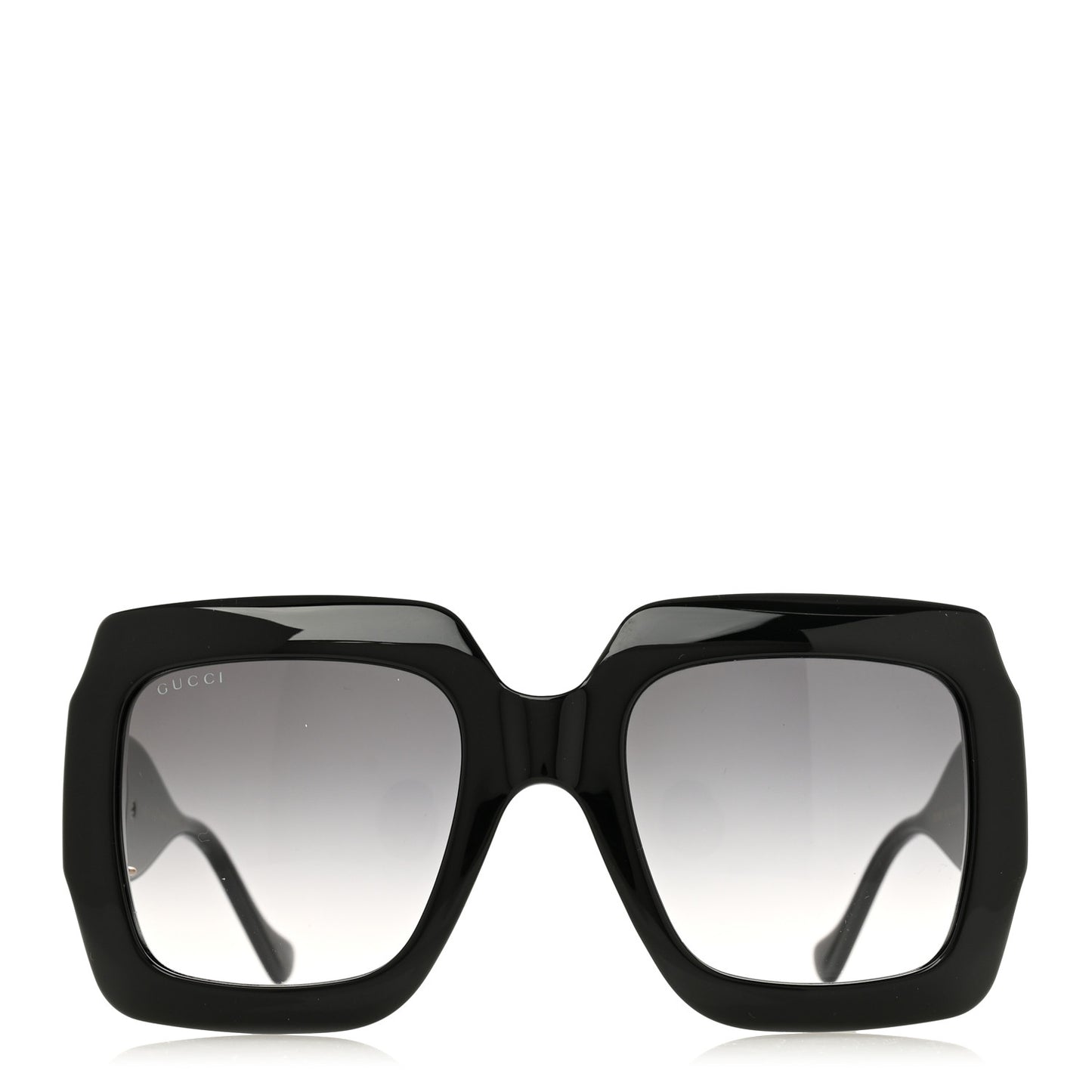 Acetate Square Frame Chain Sunglasses GG1022S Black